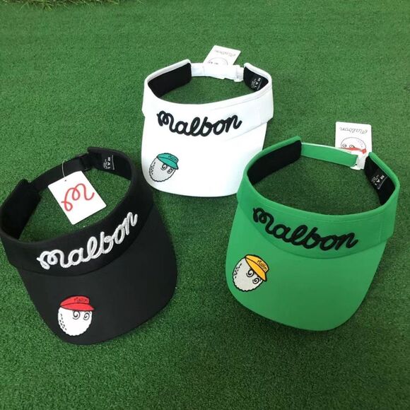 Malbon Summer Golf Visor Sun Hat UV Protection Sports Sun Cap Unisex